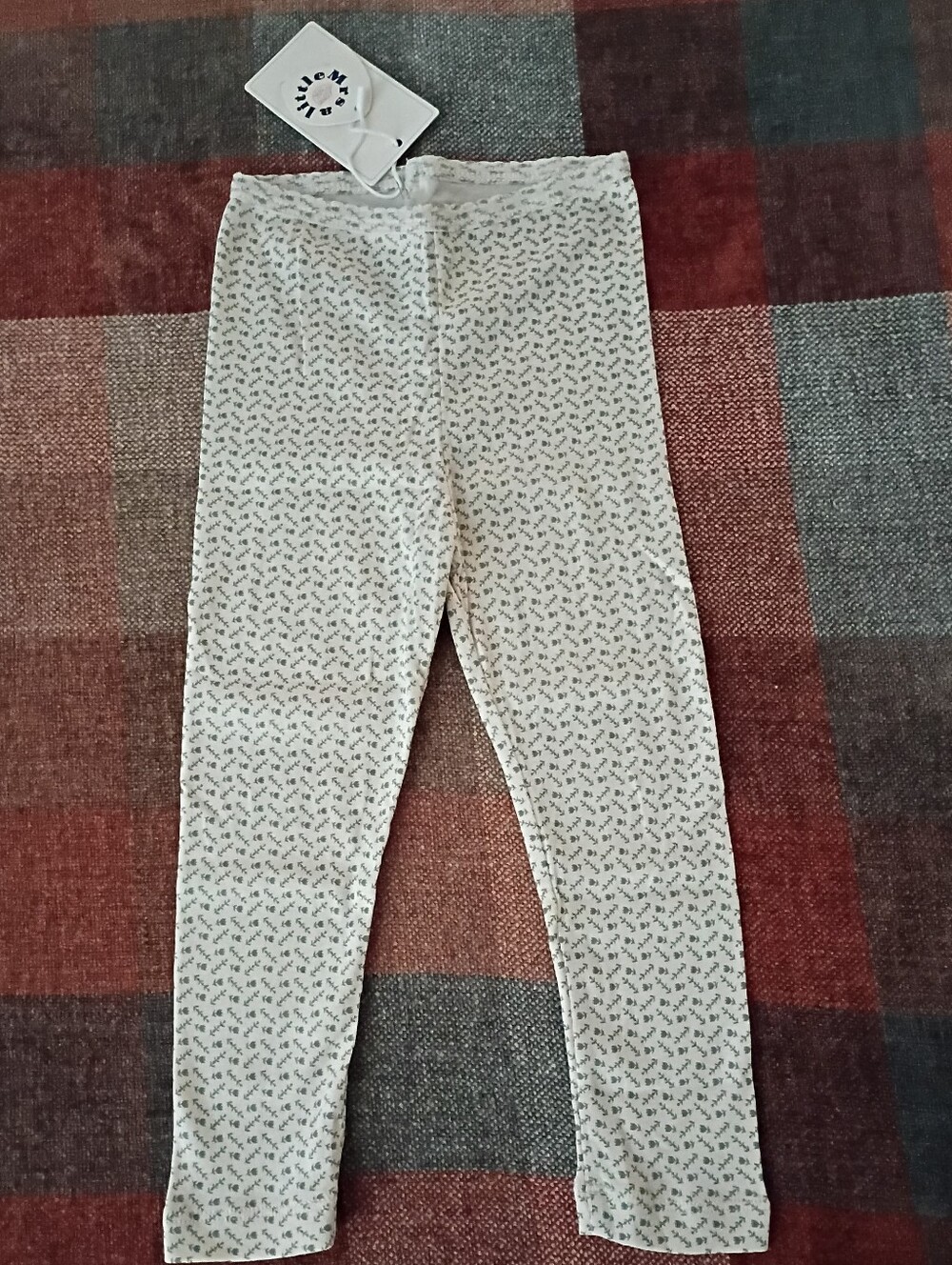 Mrs a Little Organic Pima Cotton Leggings 3/4Y NWT